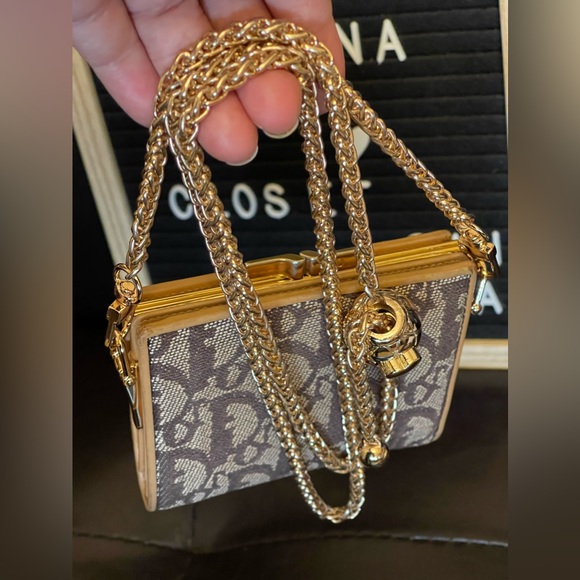 DIOR canvas wallet on chain - Picture 13 of 16